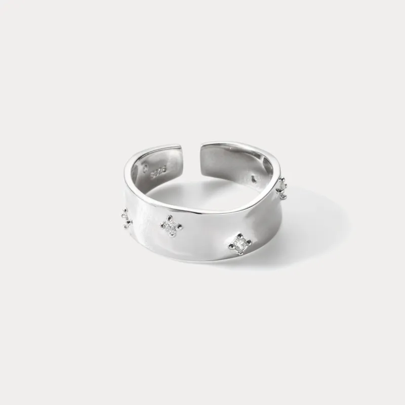 Silver Starry Ring sold by Selenichast
