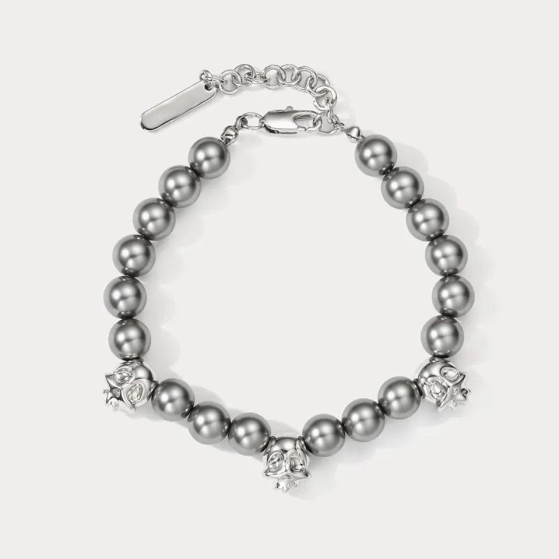 Skull Beads Bracelet sold by Selenichast