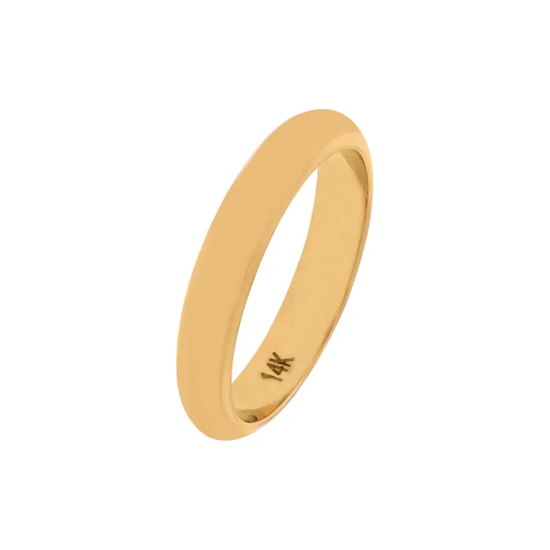 Solid Band Ring 14K sold by Adina Eden's