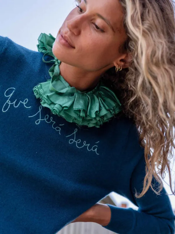 "que será será" Crewneck sold by Lingua Franca NYC