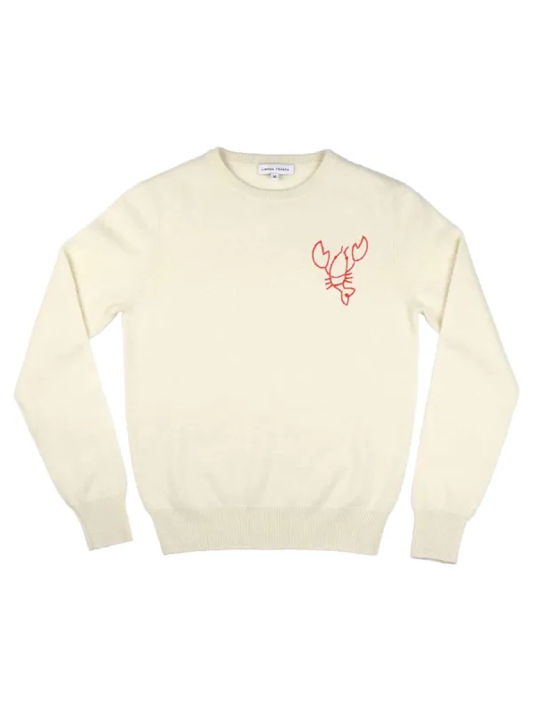 Lobster Crewneck sold by Lingua Franca NYC