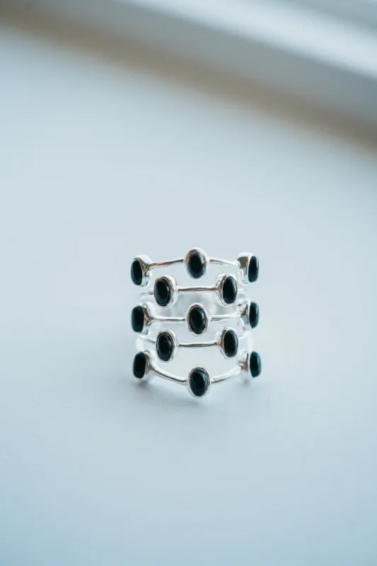 Kalani Ring | Black Onyx sold by Goldie Lew