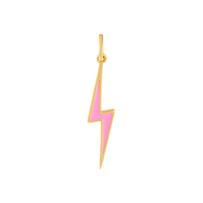 Enamel Lightning Bolt Charm sold by Adina Eden's
