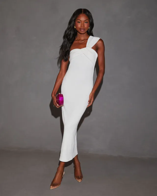 Emberly One Shoulder Midi Dress sold by Vici