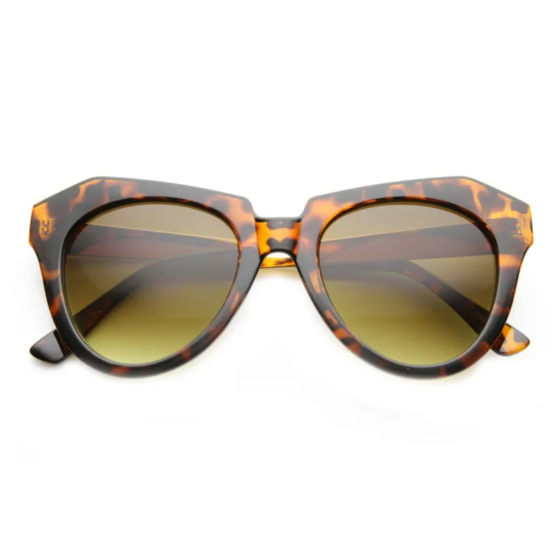Womens Oversize Fashion Sunglasses With Metal Temples 9605 sold by ZeroUV