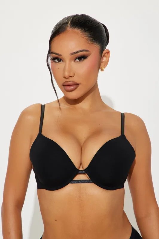 Nova Cotton TShirt Bra - Black sold by Fashion Nova