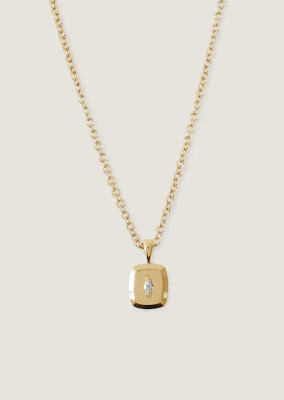 Le Chat Marquise Cushion Necklace Diamond sold by Kinn