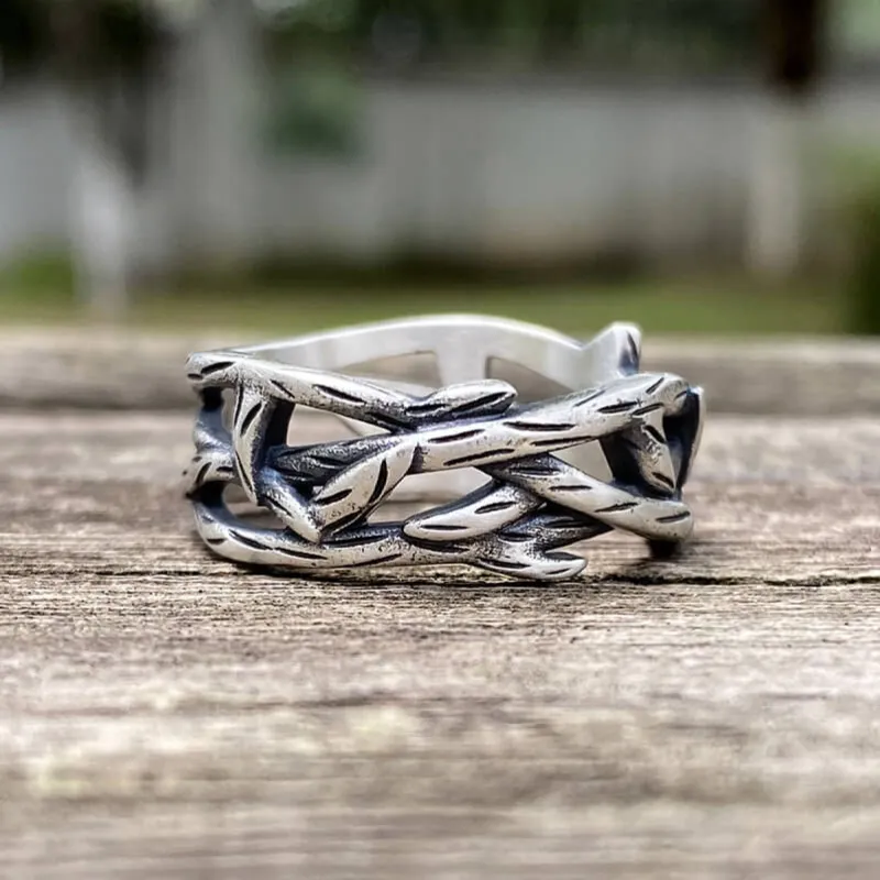 Thistles and Thorns Sterling Silver Ring sold by GTHIC