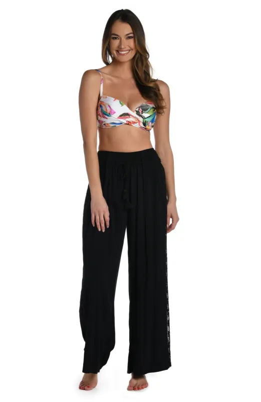 Coastal Covers Palazzo Pant - Black - FINAL SALE sold by La Blanca