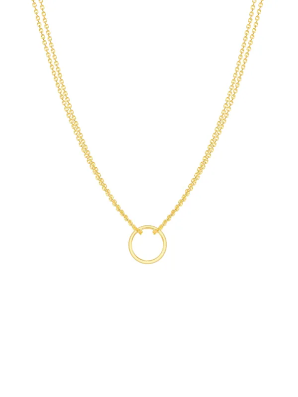 Circle Layering Necklace sold by LeMel