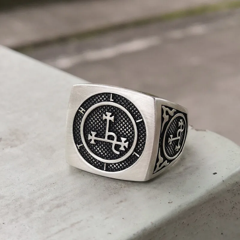 Sigil of Lilith Sterling Silver Ring sold by GTHIC