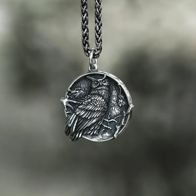 Wisdom Owl Stainless Steel Pendant sold by GTHIC