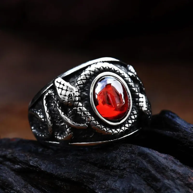 Double-headed Snake Stainless Steel Ring sold by GTHIC