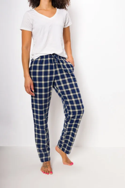 Vega | Women's Flannel Lounge Pants sold by Ably Apparel