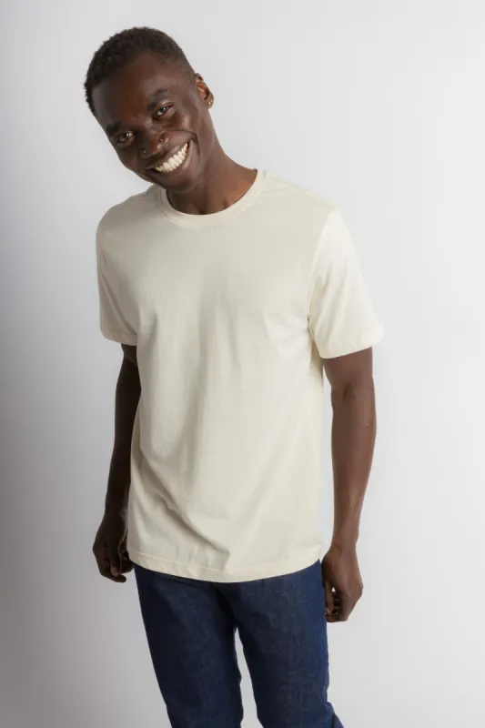 Tourist Unbranded | Men's Anti-Stain Logo-less Pocket-less Tee sold by Ably Apparel