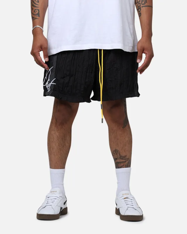 Diet Starts Monday Crinkled Nylon Shorts Black/Grey sold by Culture Kings