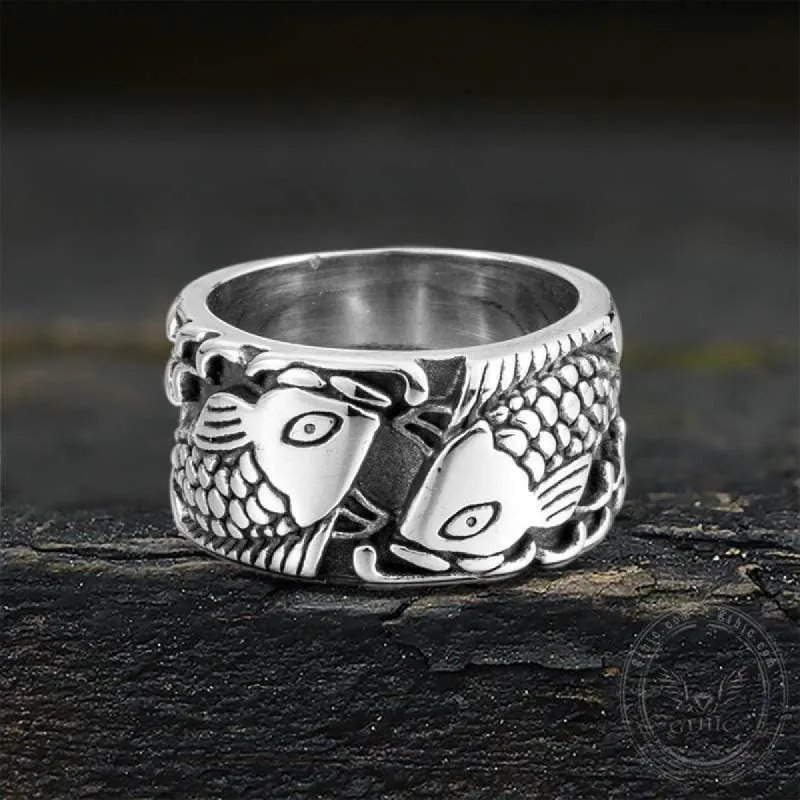 Relief Fish Stainless Steel Ring sold by GTHIC