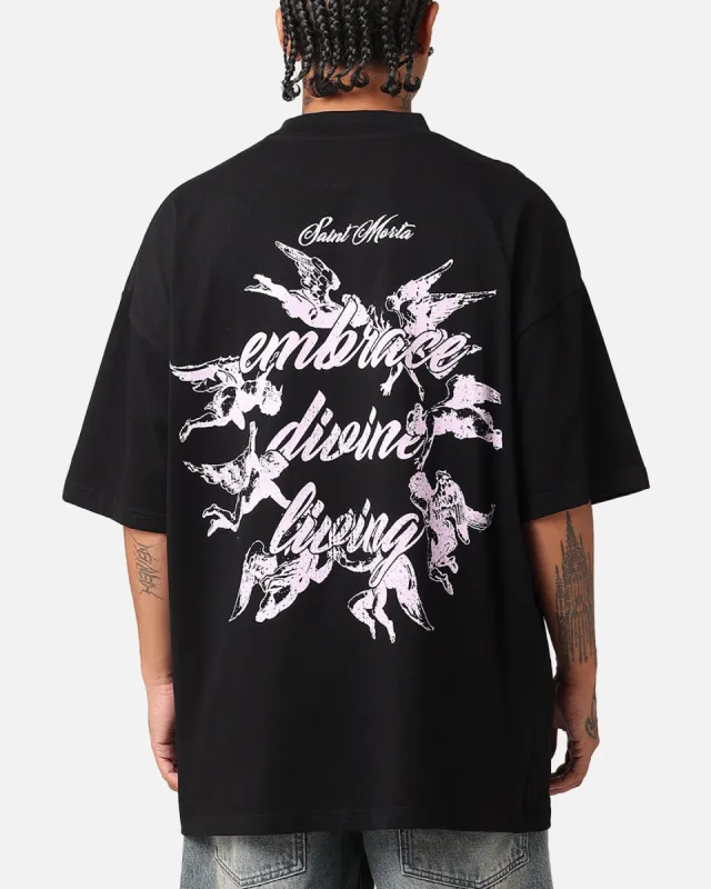Saint Morta Divine Living T-Shirt Black sold by Culture Kings