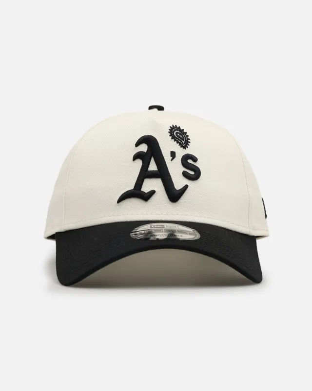 New Era Oakland Athletics 'Paisley Hit' 9FORTY A-Frame Snapback Chrome White/Black sold by Culture Kings