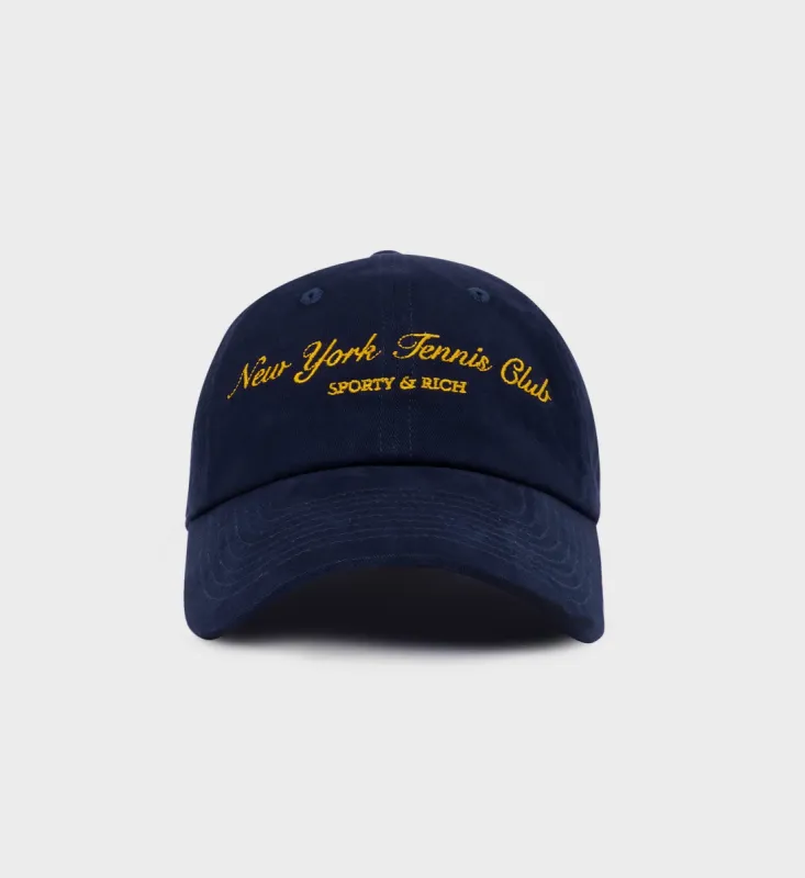 NY Tennis Club Hat - Navy/Gold | Parallel