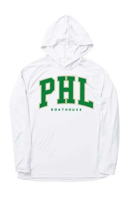 Unisex PHL UV Protection Long Sleeve Hoodie sold by Boathouse Sports