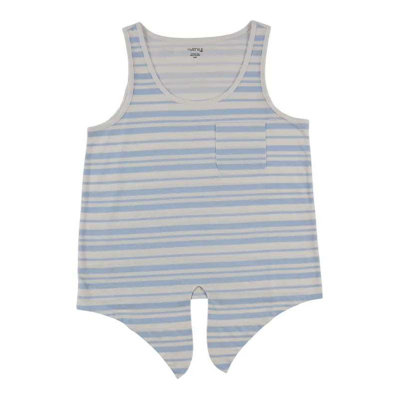 mySTYLE Women's Mykonos Stripe Tie-Front Tank Top sold by Giant Tiger