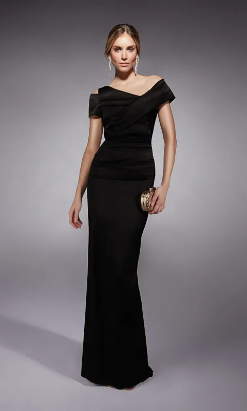 ALYCE Paris 27710 Special Occasion One Shoulder Train Straight Dress sold by Alyce Paris