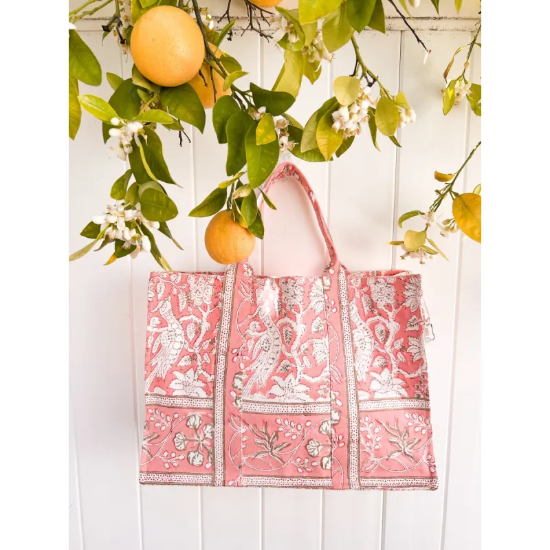 Peach Canvas Tote sold by Alicia Bell
