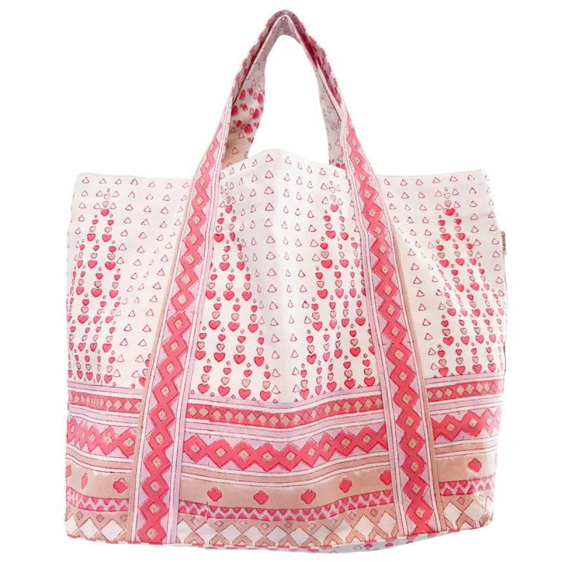 Heart Medium Beach Bag sold by Alicia Bell