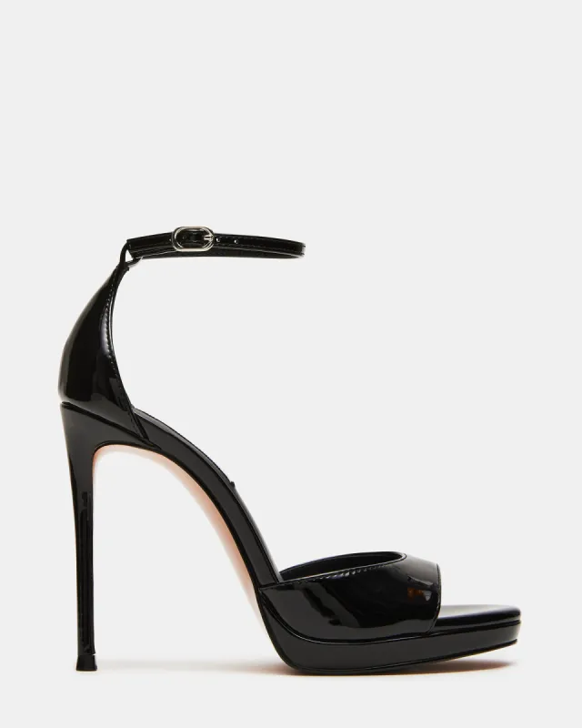 WILEY BLACK PATENT sold by Steve Madden