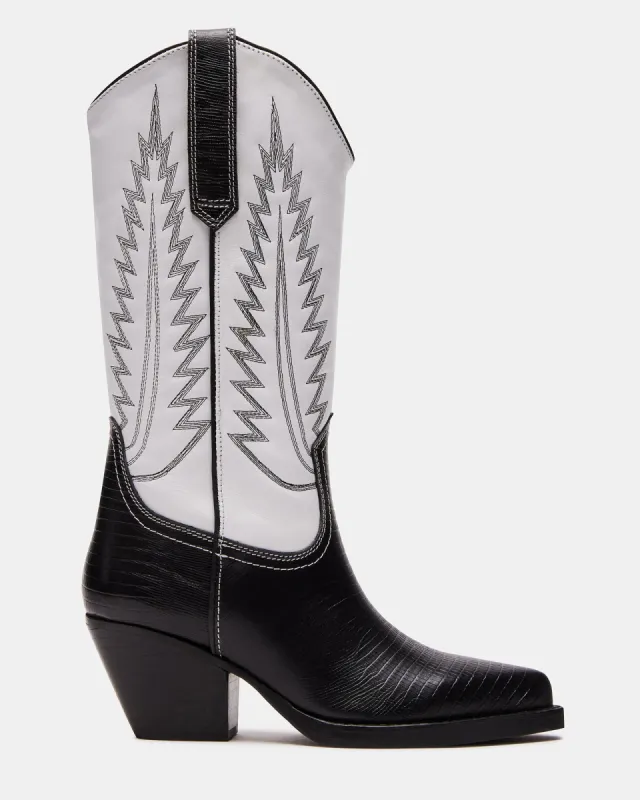 HUNTIN BLACK/WHITE - SM REBOOTED sold by Steve Madden