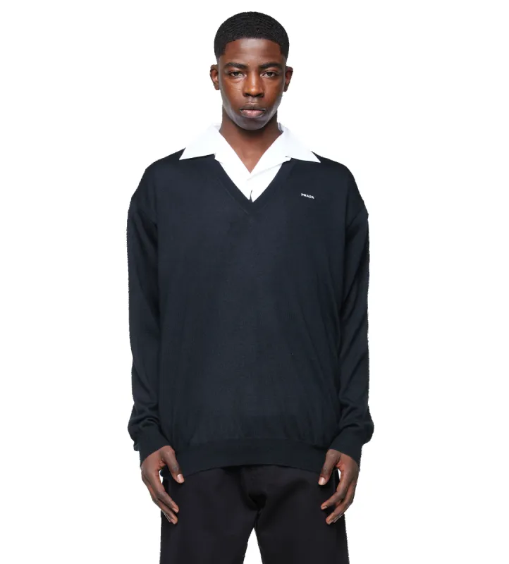 V-neck Sweater Black sold by FOUR Amsterdam