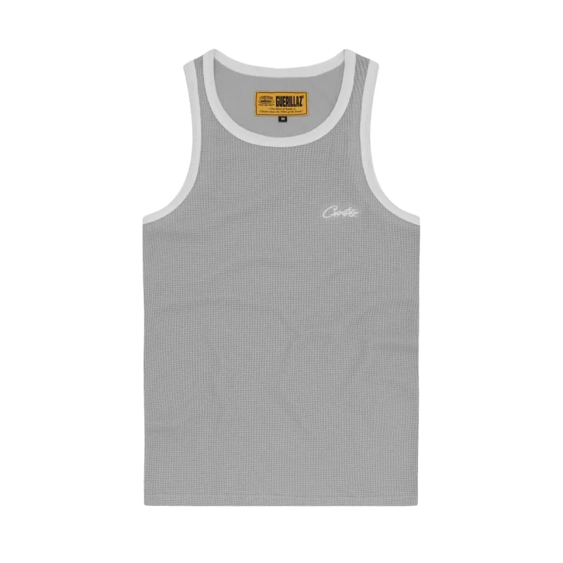 ◆Attends◆ Waffle sleeveless shirt Gray 0090 81iIQeENFIL.jpg