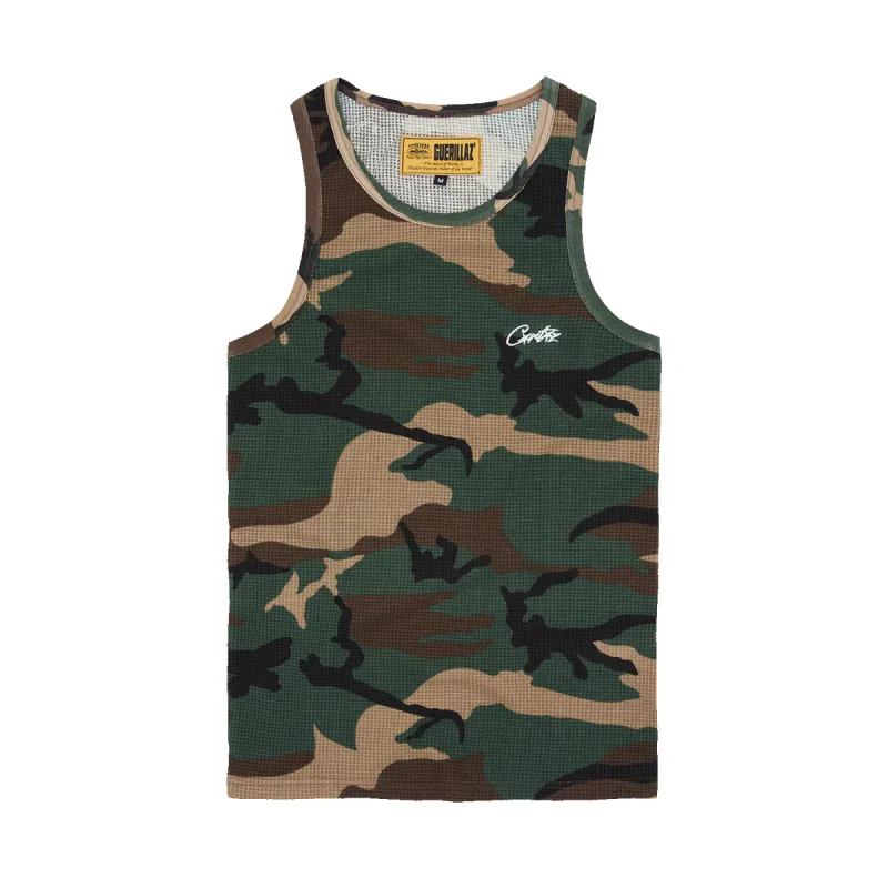 sapeur BASIC TANK TOP デジタルカモ XXL MENS ALLSTARZ TANK TOP [WOODLAND CAMO] | Parallel