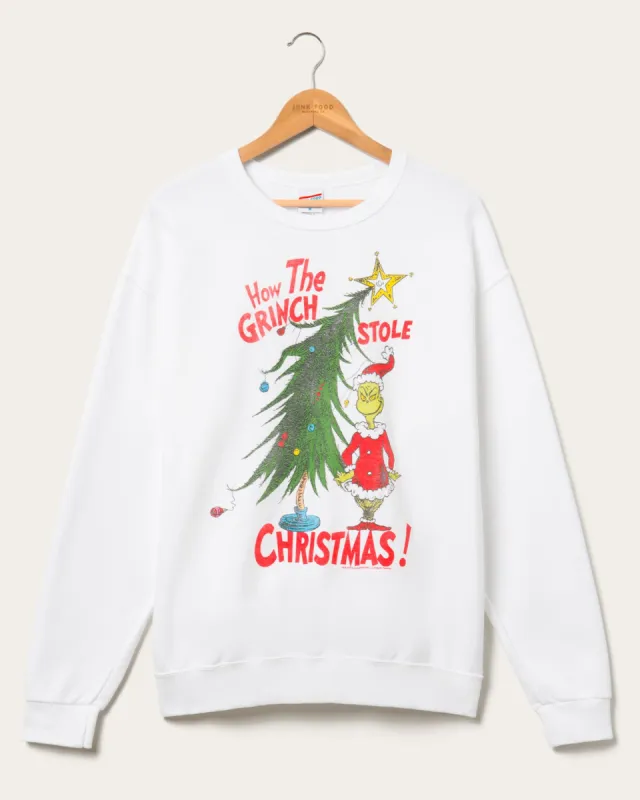 How the Grinch Stole Christmas Flea Market Fleece sold by Junk Food Clothing