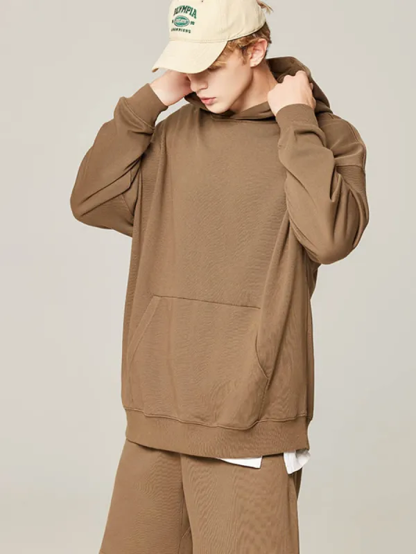 Men'S Flowy Solid Color Hoodies In Style sold by Oeyes