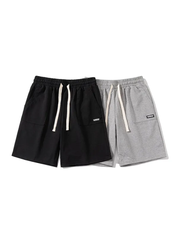 Men'S Solid Cropped Shorts sold by Oeyes