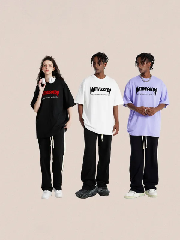 Men'S Washed Crew Neck T-Shirts sold by Oeyes