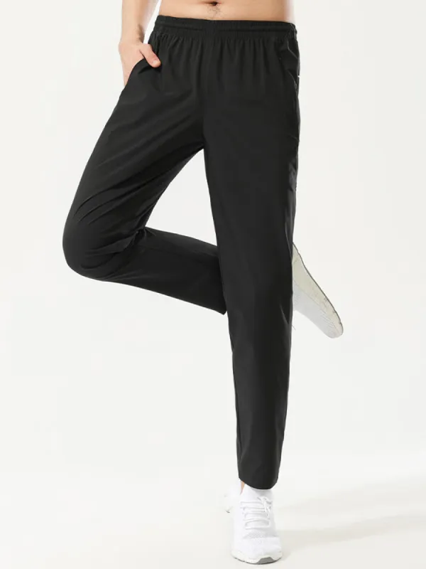Warm Straight Leg Quick Dry High Waist Men'S Work Trousers sold by Oeyes