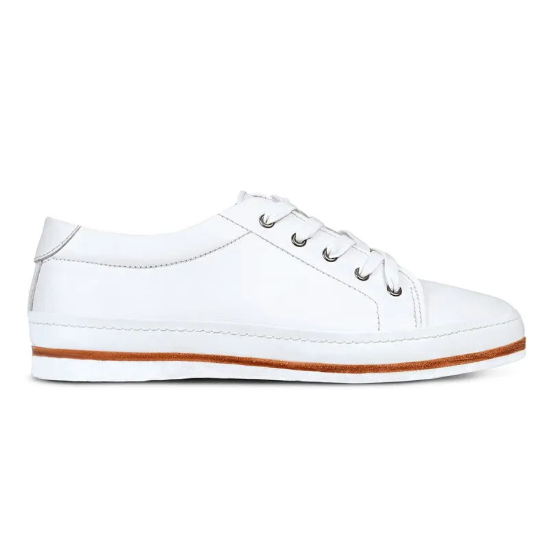 The Women's Brisa in White ~ Super Wide sold by Adelante Shoe