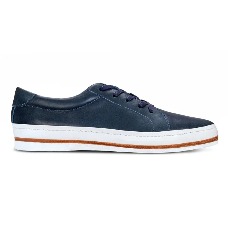 The Men's Brisa in Denim Blue ~ Super Wide sold by Adelante Shoe