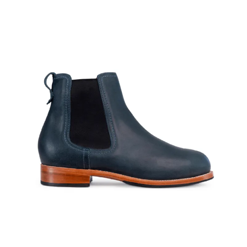 The Merida in Denim Blue ~ Wide sold by Adelante Shoe