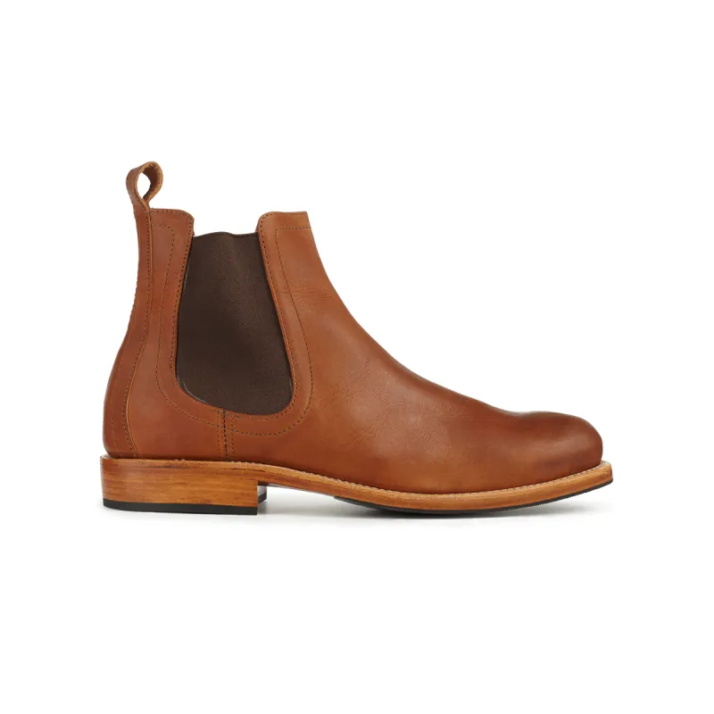 The Mendoza in Caramel ~ Super Wide sold by Adelante Shoe