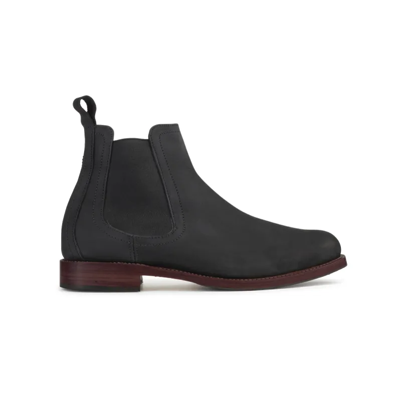 The Mendoza in Black ~ Super Wide sold by Adelante Shoe