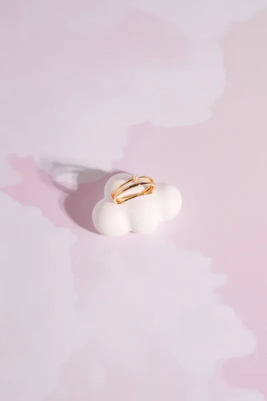 Venus Pearl Sterling Silver Ring sold by Mulberry and Grand