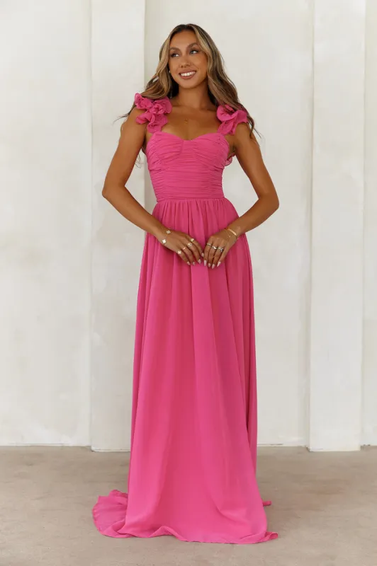 Finest Couture Maxi Dress Pink sold by Hello Molly