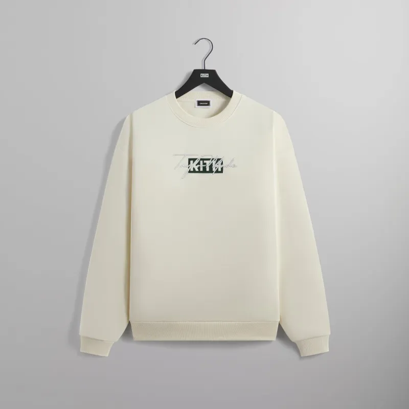 Kith for TaylorMade Script Nelson Crewneck - Silk PH sold by Kith