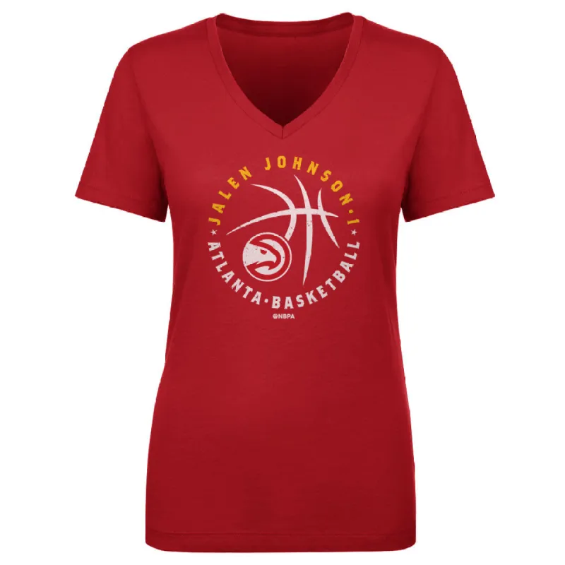 Jalen Johnson Atlanta Hawks Player Ball WHT sold by 500 Level