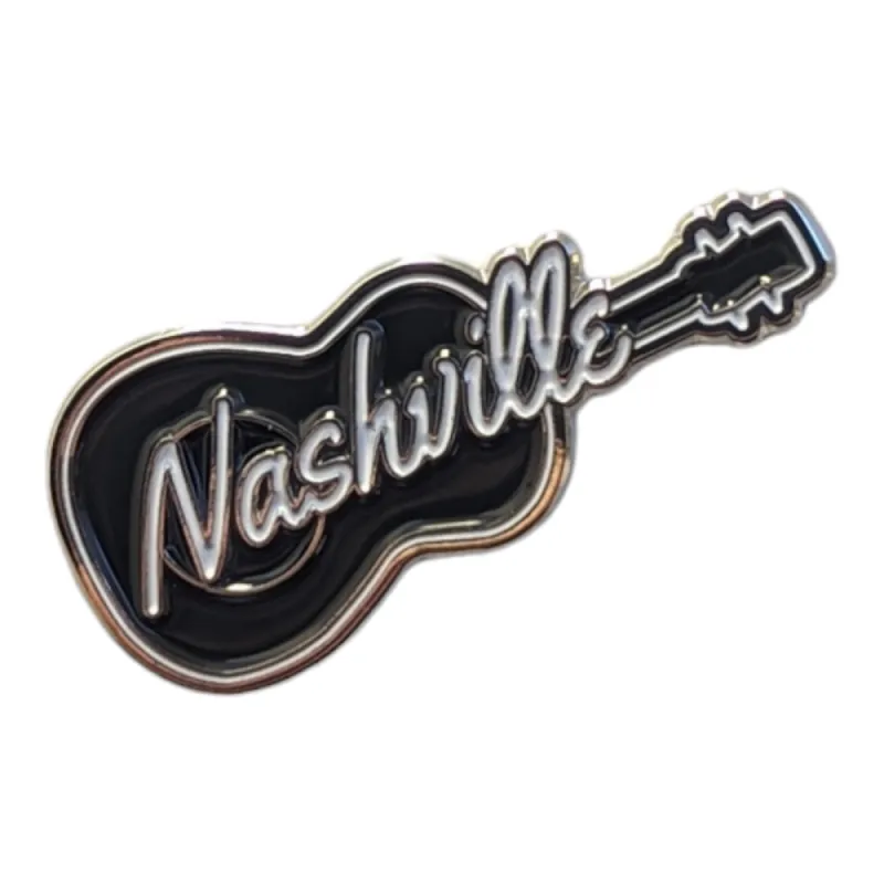 Nashville Guitar | Magnetic Hat Pin sold by American Hat Makers