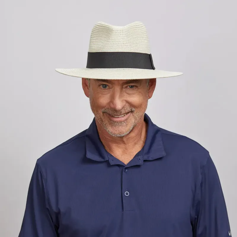 Afternoon | Mens Fedora Straw Hat sold by American Hat Makers